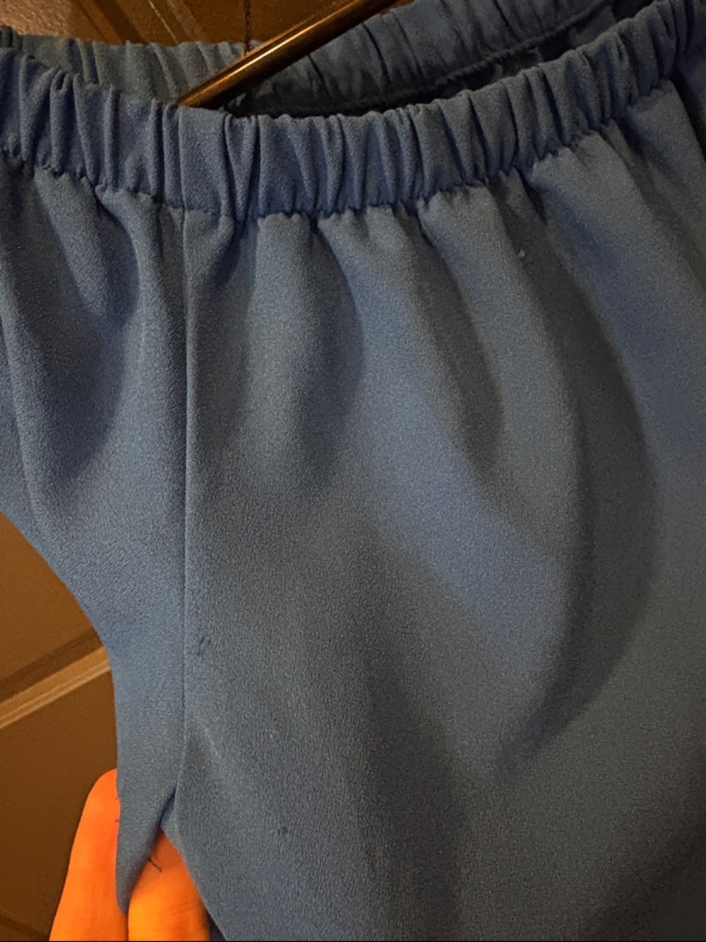 Zara Royal Blue Off-Shoulder Ruffle Blouse - Picture 4 of 5